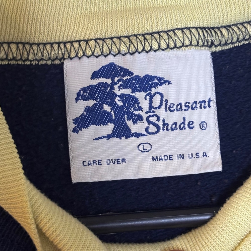 Pleasant Shade Navy Floral Sweatshirt Womens L - Picture 3 of 8